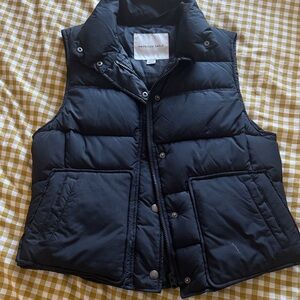 American Eagle Outfitters Navy Puffer Vest